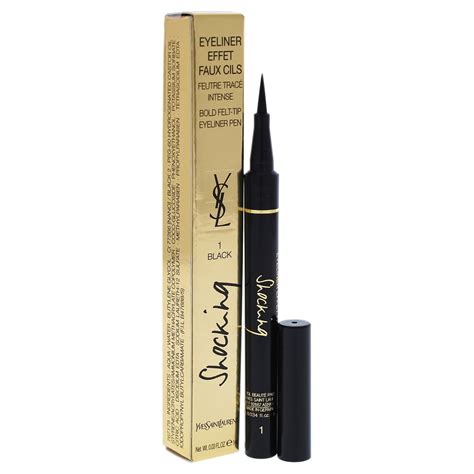 ysl shocking faux black eyeliner price|Yves Saint Laurent Eyeliner Effet Faux Cils Shocking (Bold Felt Ti.